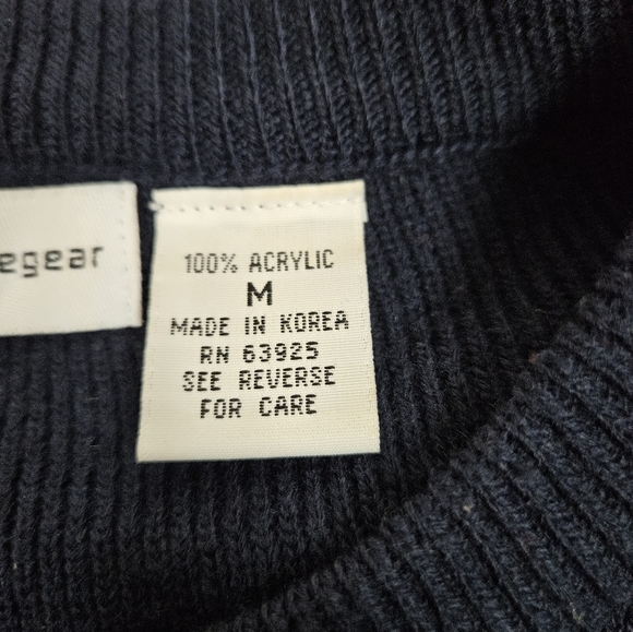 Vintage 90s Xtremegear Stars Stripes American Flag‎ Crew Neck Sweater Siz Medium - Picture 10 of 13